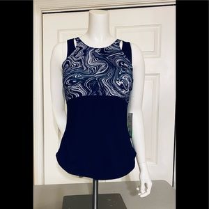 NWT Women’s Prince Active Tank Top With Built In Bra SZ S